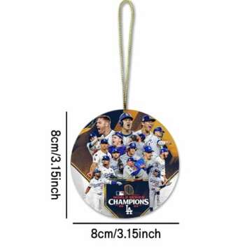 World Series Champions Ornament 2024 for Baseball Fans