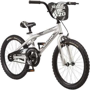 Pacific Vortax BMX Style Kids Bike for Boys and Girls, Single Speed, 12 to 20-Inch Wheel Option, Adjustable Seat, Durable Frame, Number Plate Handlebar, Easy to Stop Brakes, Designed for New Riders