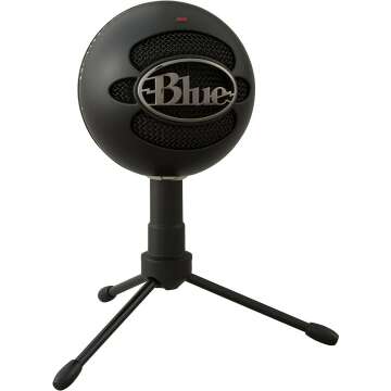 Crystal Clear Blue Snowball Microphone