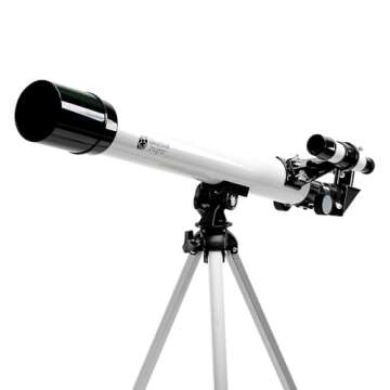 Educational Insights GeoSafari Vega 600 Telescope, Telescope for Kids & Adults Beginners, Supports STEM Learning, Great to Explore Space, Moon, & Stars