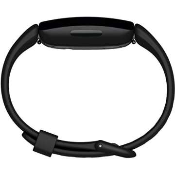 Fitbit Inspire 2 Health & Fitness Tracker with a Free 1-Year Fitbit Premium Trial, 24/7 Heart Rate, Black/Black, One Size (S & L Bands Included)