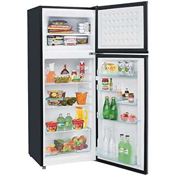 RCA RFR725 2 Door Compact Refrigerator - 7.5 Cu Ft