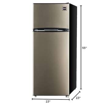 RCA RFR725 2 Door Compact Refrigerator - 7.5 Cu Ft