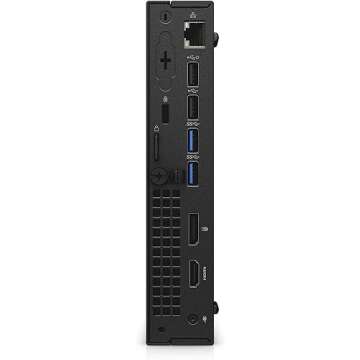 Dell OptiPlex 3050 Micro PC Mini Computer Desktop, Intel Core i7-6700T, 16GB DDR4 RAM, 512GB SSD, WiFi, Bluetooth, Displayport, USB 3.1, Windows 10 Pro (Renewed)