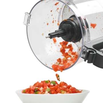 Compact 7 Cup KitchenAid Food Processor in Silver