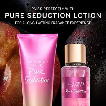 Victoria's Secret Pure Seduction Mini Fragrance Duo Gift Set, Notes of Juiced Plum and Crushed Freesia, Gift Set for Women