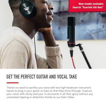 Focusrite Scarlett 2i2 Studio Bundle for Songwriters