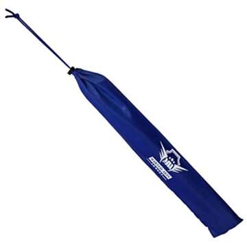 Martial Arts Armory Foam Padded Escrima Sticks for Safe Practice Training with Carry Bag Case - 4 Pack (Royal Blue)