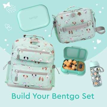 Leak-Proof Bento Lunch Box for Kids with Ice Pack