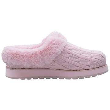 Skechers BOBS Ice Angel Slippers in Light Pink