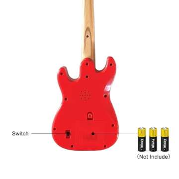 26 Inch Guitar Toy for Kids,Portable Guitar Toy Musical Instrument Toy, Educational Learning Musical Instrument Toy for Ages 3-12 Children Birthday Present for Beginner Children Boys Girls