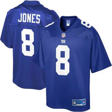 NFL PRO LINE Men's Daniel Jones Jersey - Royal Blue Replica New York Giants