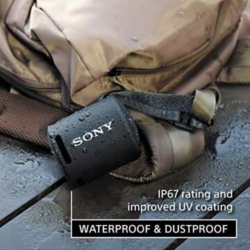 Sony Portable Waterproof Speaker with 16H Battery