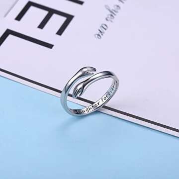 Yesteel Daughter Ring - Perfect Gift for Her