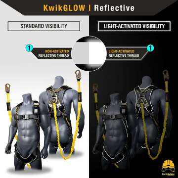 KwikSafety - SCORPION DiamondBACK Safety Harness with Lanyard & D-Ring 🏗️💼