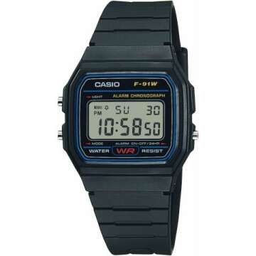 Casio Men's Vintage F91W-1 Digital Sport Watch - Classic Design