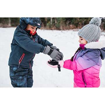 Zelda Matilda Kids Winter Gloves Waterproof & Warm