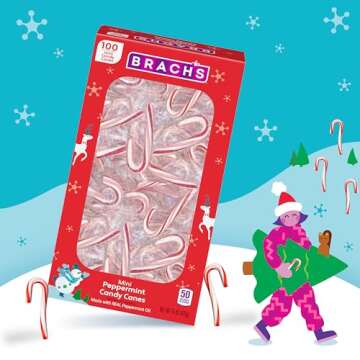 Brach's Mini Candy Canes, 100 ct Carton