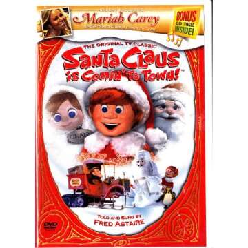 Santa Claus Is Coming to Town Starring Fred Astaire with Bonus Mariah Carey Cd Signing Santa Claus Is Comin to Town