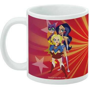 DC Super Hero Girls Coffee Mug - 11oz Ceramic Gift