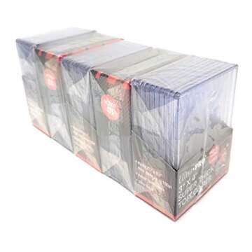 Ultra Pro 5 130pt Top Loader Packs - 10 Toploaders Per Pack (50 Total) - Thick Baseball, Basketball, Hockey, Football Cards (Ie Memorabilia)