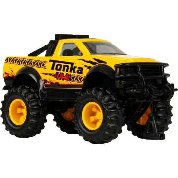 Tonka Steel Classics Yellow Pickup Truck - Durable & Safe Toy🚚