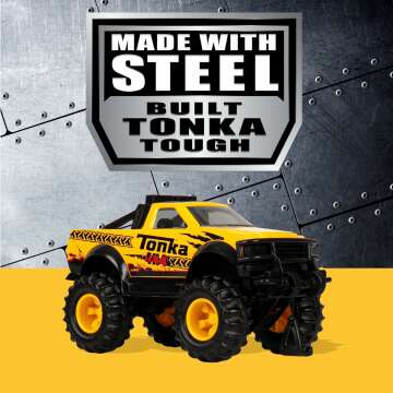 Tonka Yellow Pickup Truck - Classic Steel Toy