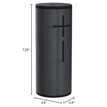 ULTIMATE EARS Boom 3 Portable Bluetooth Wireless Speaker (Waterproof) - Night Black (Renewed)