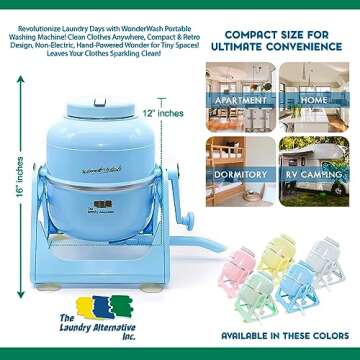 WonderWash Portable Washing Machine for Apartment Use