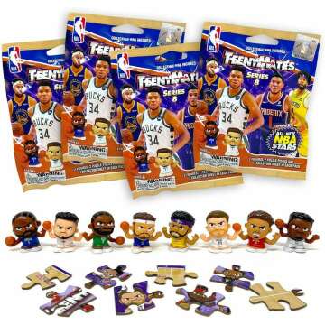 Teenymates NBA Series 8 Mystery Packs Party Bundle