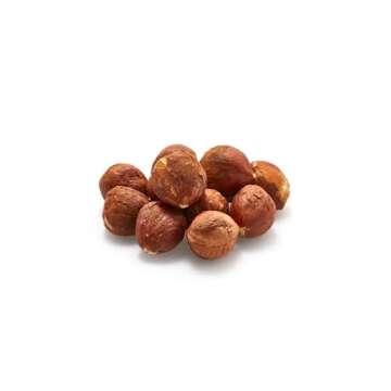 Yupik Raw Hazelnuts, 2.2 lb, Gluten-Free, Kosher, Filberts, Whole Nuts With Skin, Unsalted, Unroasted, Oil-Free, Source of Fiber & Iron, Healthy Snacks, Ideal for Baking & Cooking