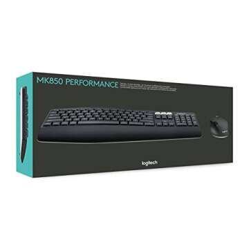 logitech MK850 Performance Wireless Keyboard and Mouse Combo(Renewed)