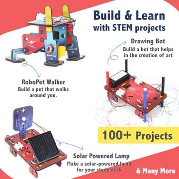 Butterfly Edufields 200+ Science Kits for Kids Age 12-14 | Gifts for 12 Year Old Boys| Circuits for Kids 8-12 | Build a Robot Kit for Kids 8-12 | Stem Kits for Kids Age 12-14 | Electronic Kit