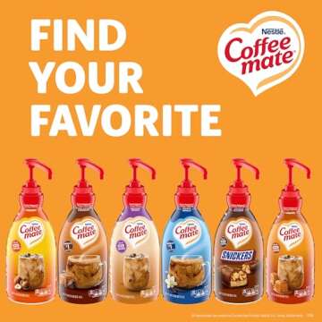 Nestle Coffee mate Coffee Creamer, Caramel, Liquid Concentrate Pump Bottle, Non Dairy, No Refrigeration, 50.7 fl oz (Pack of 2)