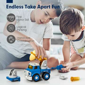 Boys STEM Robot Building Toy