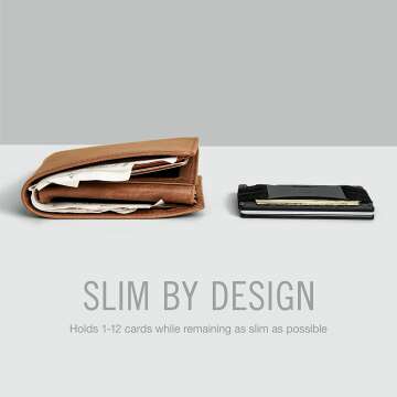 Ridge Slim Wallet - Secure RFID Blocking Design