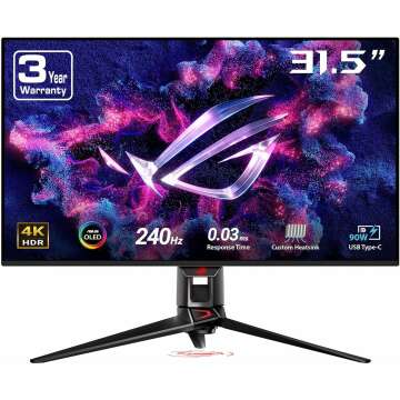 ASUS ROG Swift 32” 4K OLED Gaming Monitor - Ultimate Gaming Power