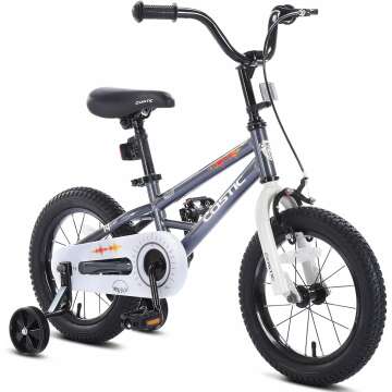 Kids Bike for Boys Girls Ages 3-8 Years Old, 12 14 16 Inch BMX Kid's Bicycles with Training Wheels，Toddler Bike, 16 Inch Bikes with Kickstand