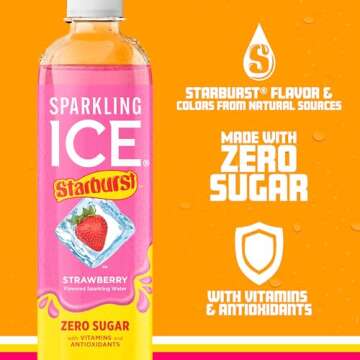 Sparkling Ice STARBURST Strawberry Beverage Pack