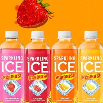 Sparkling Ice STARBURST Strawberry Beverage Pack