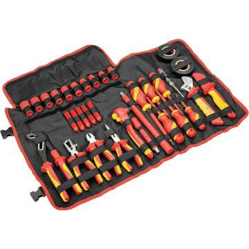 Powerbuilt 33-Piece Insulated VDE Tool Set for Electrical Tasks