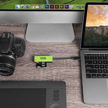 Plugable SuperSpeed USB 3.0 Flash Memory Card Reader for Windows, Mac, Linux, and Certain Android Systems - Supports SD, SDHC, SDXC, Micro SD T-Flash, MS, MS Pro Duo, MMC, and More
