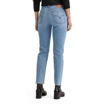 Levi's Women's Wedgie Straight Jeans in Night Sight