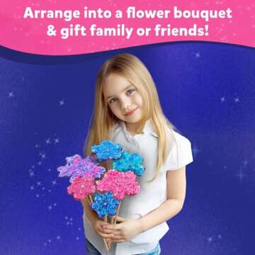 Skillmatics Art & Craft Activity - Poke-in Art Flower Bouquet, Mess-Free Sewing Art for Kids, Craft Kits, DIY Activity, Gifts for Girls & Boys Ages 4, 5, 6, 7, 8, 9