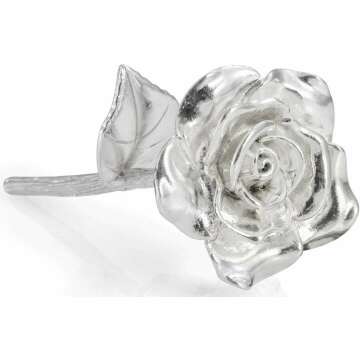 BESZONE Tin Rose - 10th Anniversary Gift for Her