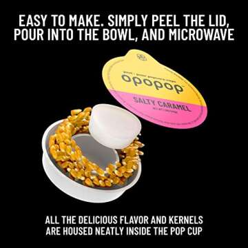 Opopop Gourmet Microwave Popcorn Variety 4-Pack