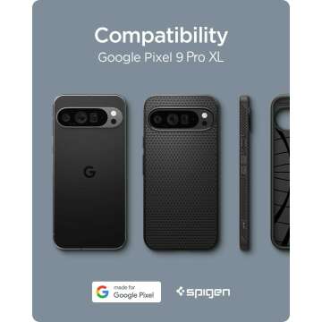 Spigen Liquid Air Case for Pixel 9 Pro XL - Matte Black