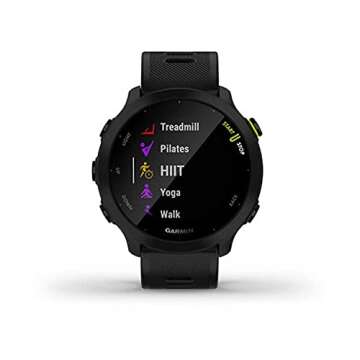 Garmin Forerunner 55, GPS Running Watch with Daily Suggested Workouts, Up to 2 weeks of Battery Life, Black - 010-02562-00