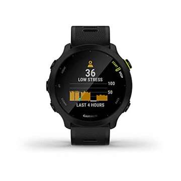 Garmin Forerunner 55, GPS Running Watch with Daily Suggested Workouts, Up to 2 weeks of Battery Life, Black - 010-02562-00