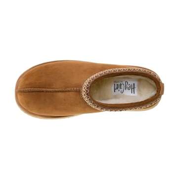 Corkys Footwear Pillow Talk 1.75-Inch Platform Slippers Tobacco Faux Suede Size 8, Faux Fur Lining, Cozy Indoor/Outdoor Footwear for Fall & Winter